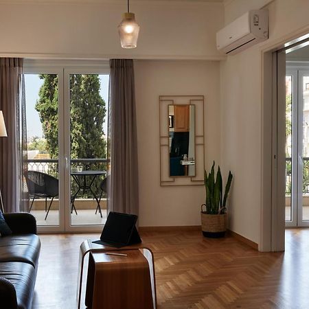Chic One Bd Apartment With Hilton View Athen Eksteriør bilde